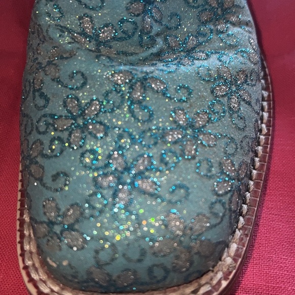 ROPER girls Turquoise Cowgirl Boots. Size 1 - Picture 10 of 10